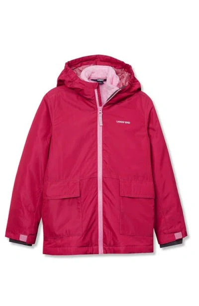 Lands' End Kids Water Resistant Insulated 3 In Pink