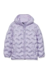 Lands' End Kids Water Resistant Seamless Quilt Insulated Jacket In Purple