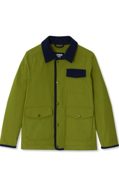 Lands' End Kids Water Resistant Utility Jacket In Green