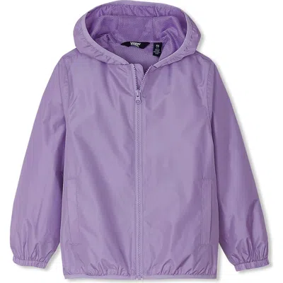 Lands' End Kids Waterproof Rain Jacket In Purple