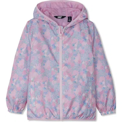 Lands' End Kids Waterproof Rain Jacket In Purple