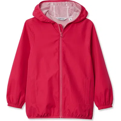 Lands' End Kids Waterproof Rain Jacket In Red