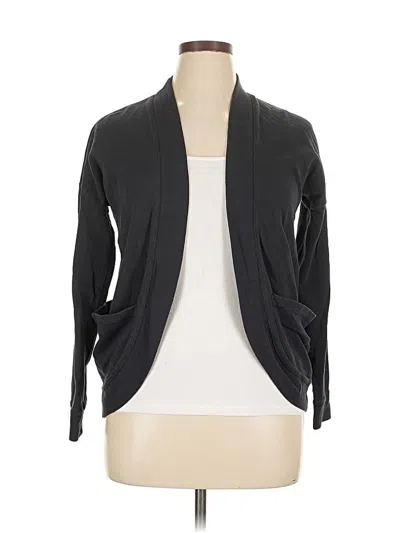 Pre-owned Lands' End Kimono In Black