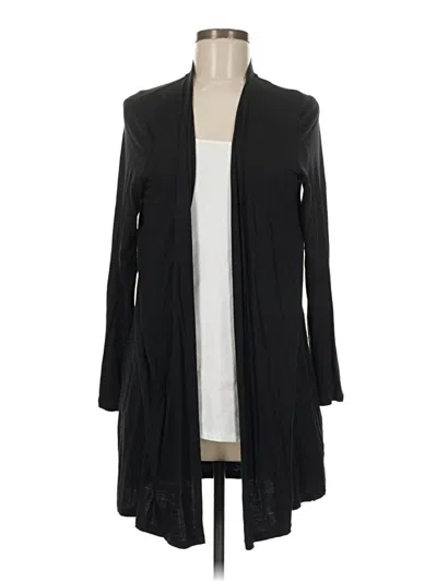 Pre-owned Lands' End Kimono In Black