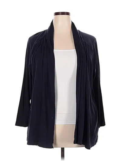 Pre-owned Lands' End Kimono In Blue