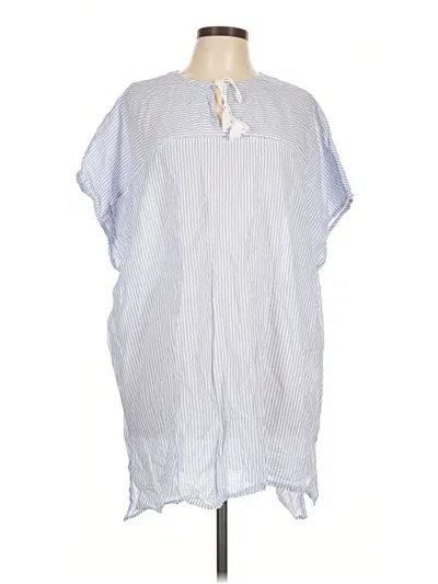 Pre-owned Lands' End Kimono In Blue