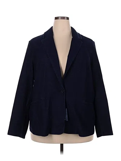 Pre-owned Lands' End Kimono In Blue