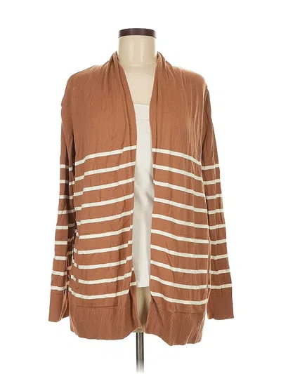 Pre-owned Lands' End Kimono In Brown