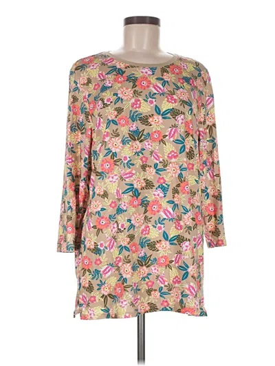 Pre-owned Lands' End Kimono In Pink