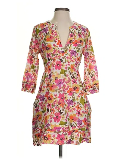 Pre-owned Lands' End Kimono In Pink