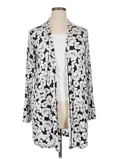 Pre-owned Lands' End Kimono In Silver