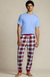 Lands' End Knit Jersey Pajama Sleep Set In Multi