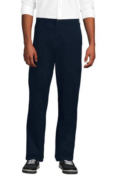 Lands' End Knockabout Comfort Waist Classic Fit Chino Pant In Blue