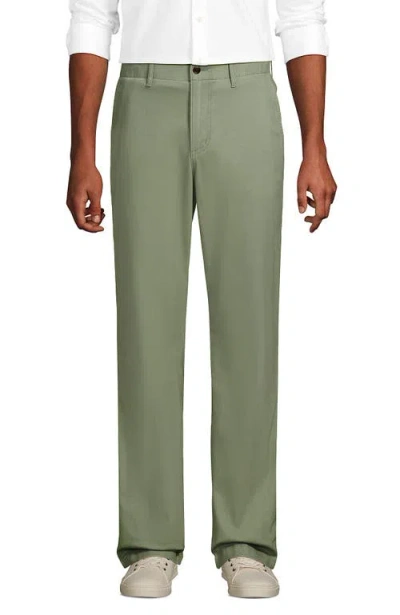 Lands' End Knockabout Comfort Waist Classic Fit Chino Pant In Green