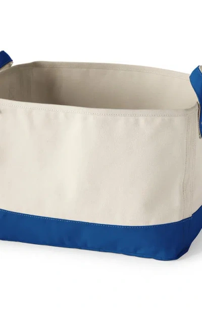 Lands' End Large Canvas Storage Tote In Orange