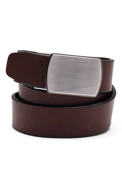 LANDS' END LANDS' END LEATHER ADJUSTABLE SLIDE BELT