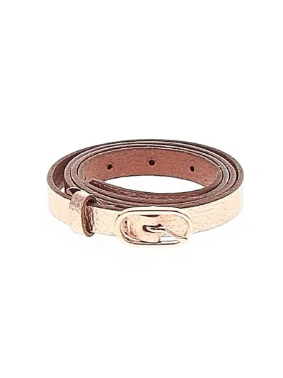 Pre-owned Lands' End Kids'  Leather Belt In Pink