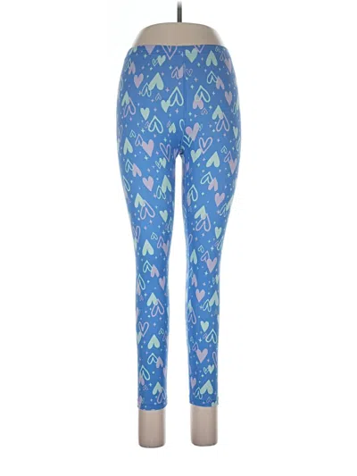 Pre-owned Lands' End Leggings In Blue