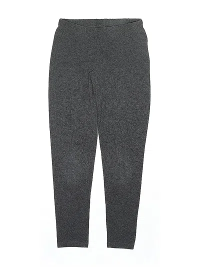 Pre-owned Lands' End Kids'  Leggings In Gray