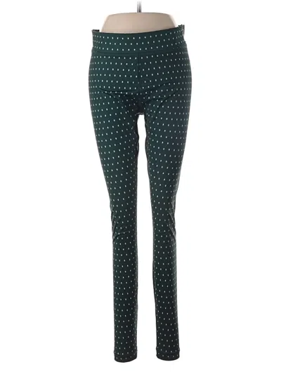 Pre-owned Lands' End Leggings In Green