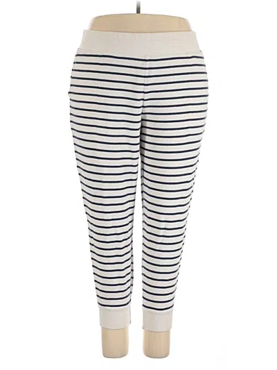 Pre-owned Lands' End Leggings In Ivory