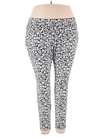 Pre-owned Lands' End Leggings In White