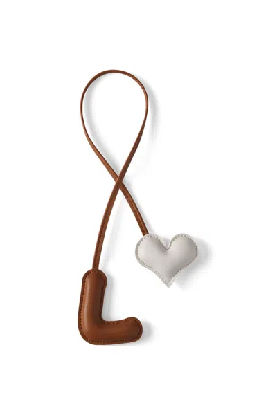 Lands' End Letter L Faux Leather Bag Charm In Multi