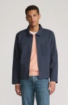 Lands' End Lightweight Full Zip Jacket In Blue