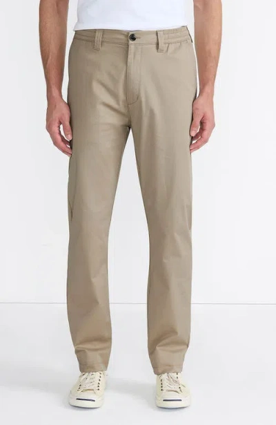 Lands' End Lightweight Relaxed Tapered Pants In Limestone Gray