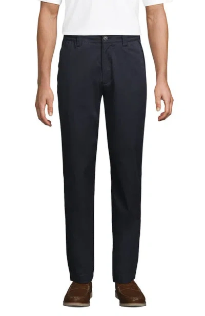 Lands' End Lightweight Relaxed Tapered Pants In Slate Blue