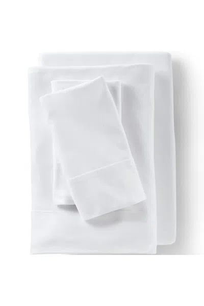 Lands' End Lightweight Stretch Modal Jersey Heathered Bed Sheet Set In Multi
