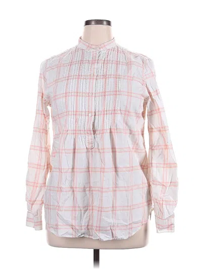 Pre-owned Lands' End Long Sleeve Blouse