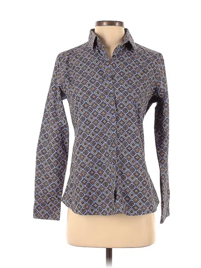 Pre-owned Lands' End Long Sleeve Button Down Shirt