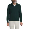 Lands' End Long Sleeve Cashmere Sweater Polo In Green