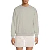 Lands' End Long Sleeve French Terry Vintage Wash Crewneck Sweatshirt In Neutral