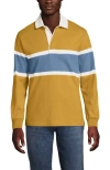 Lands' End Long Sleeve Rugby Shirt In Multi