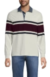 Lands' End Long Sleeve Rugby Shirt In Multi