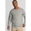 Lands' End Long Sleeve Serious Sweats Crewneck Sweatshirt In Gray Heather