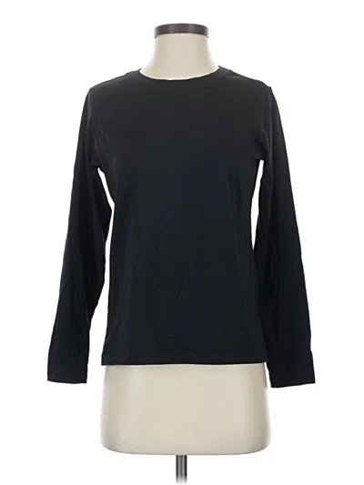 Pre-owned Lands' End Long Sleeve T-shirt In Black