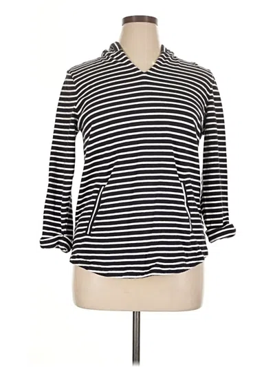 Pre-owned Lands' End Long Sleeve T-shirt In Black