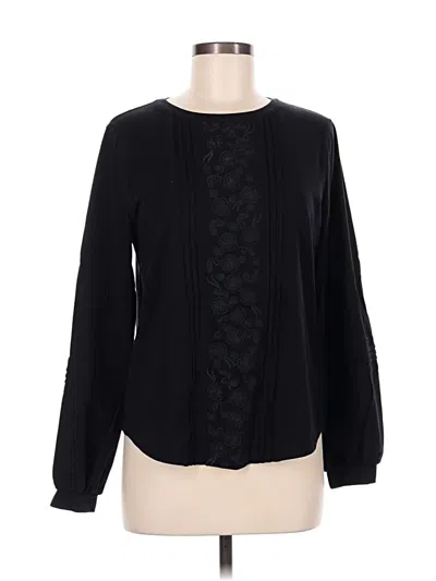 Pre-owned Lands' End Long Sleeve T-shirt In Black