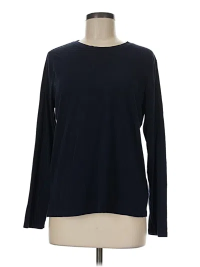 Pre-owned Lands' End Long Sleeve T-shirt In Blue
