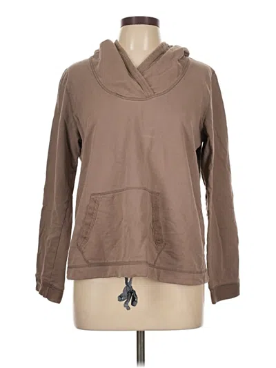 Pre-owned Lands' End Long Sleeve T-shirt In Brown