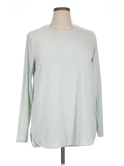 Pre-owned Lands' End Long Sleeve T-shirt In Green