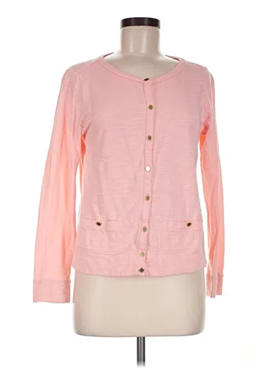 Pre-owned Lands' End Long Sleeve T-shirt In Pink