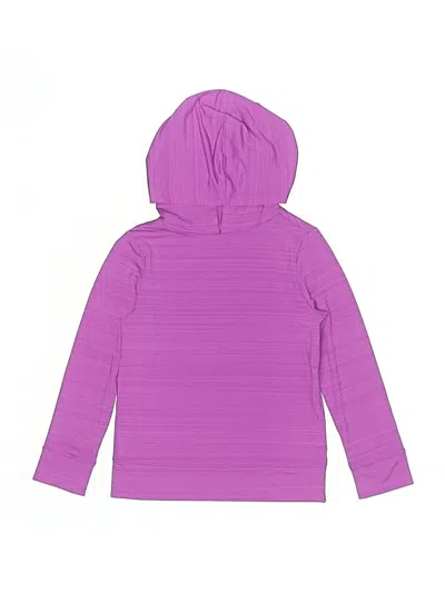 Pre-owned Lands' End Kids'  Long Sleeve T-shirt In Purple