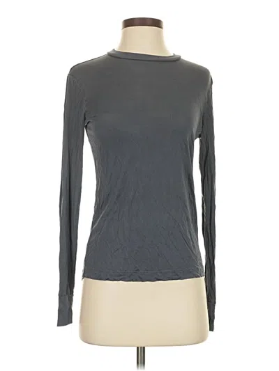 Pre-owned Lands' End Long Sleeve Turtleneck In Gray