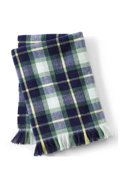 Lands' End Luxe Cashtouch Throw Blanket In Multi