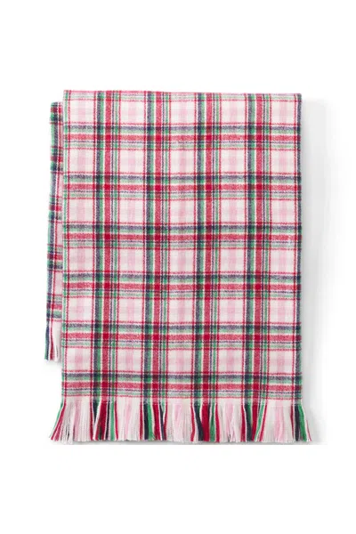 Lands' End Luxe Cashtouch Throw Blanket In Pink
