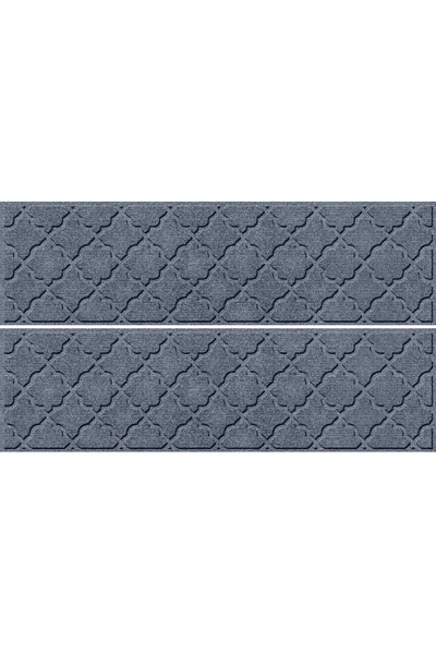 Lands' End Matterly 8.5" X 30" Cordova Waterhog Stair Treads - Set Of 4 In Multi